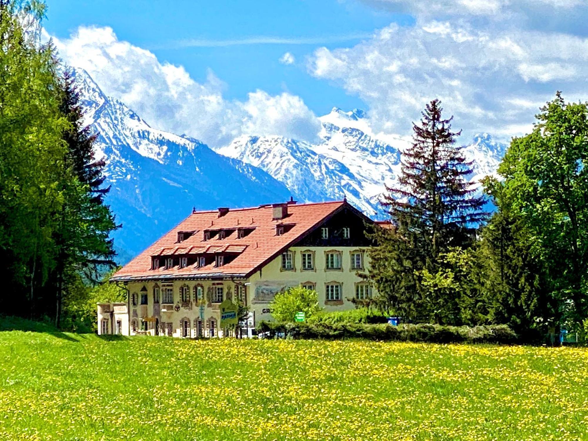 Hotel Restaurant Gruenwalderhof Patsch Exterior photo